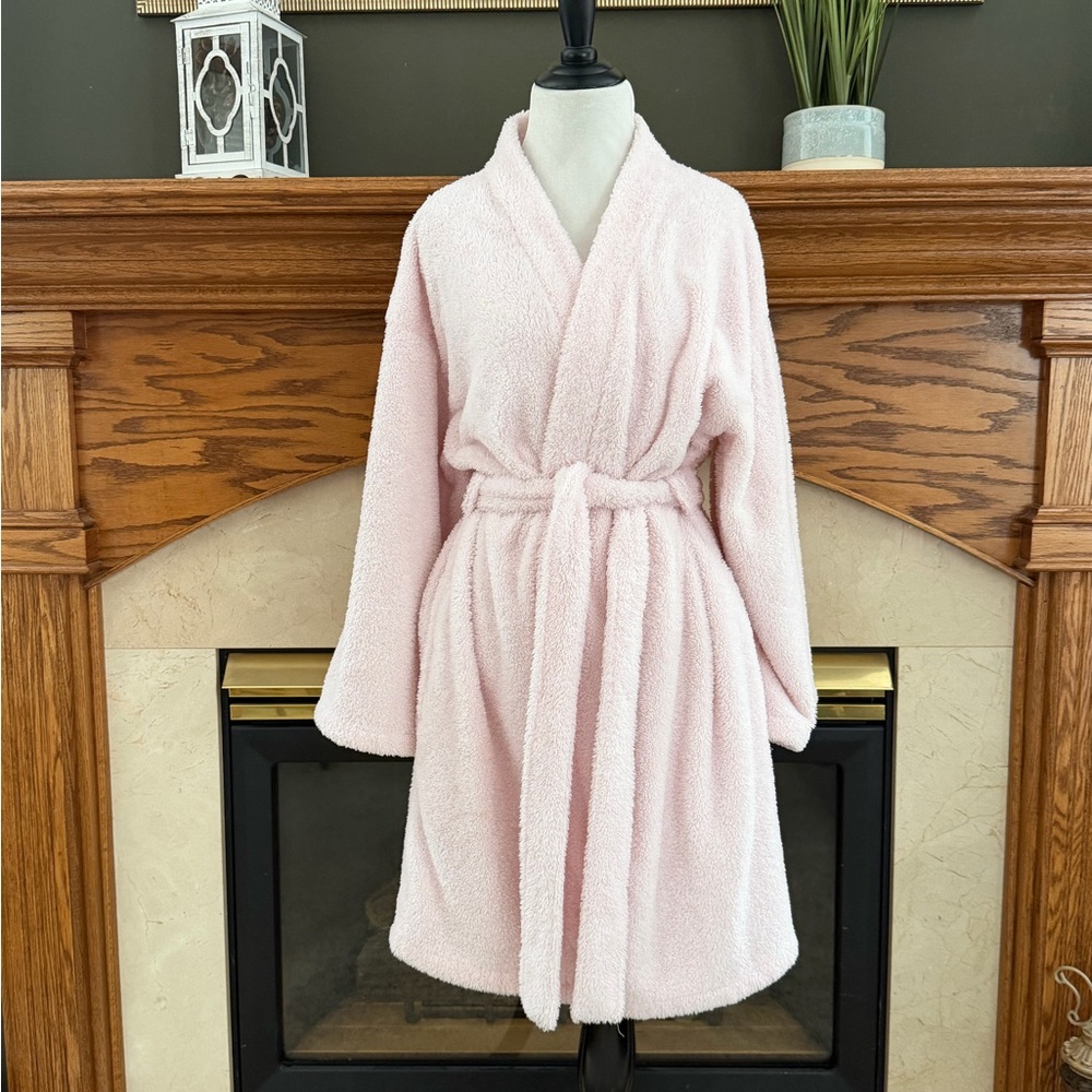 Bath and Body Works Pink‎ Luxury Plush Bath Robe Size L/XL